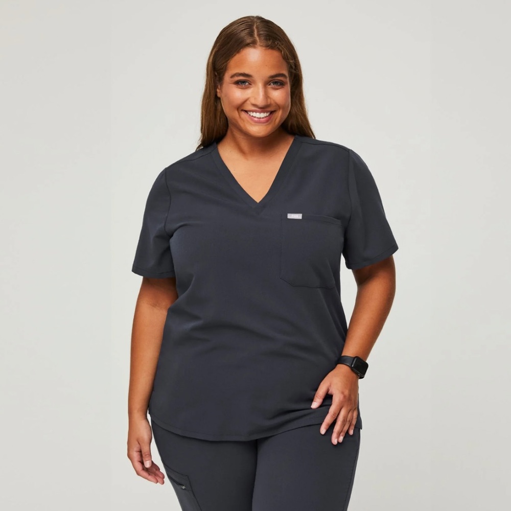 Figs Night Sky Catarina one pocket scrub top